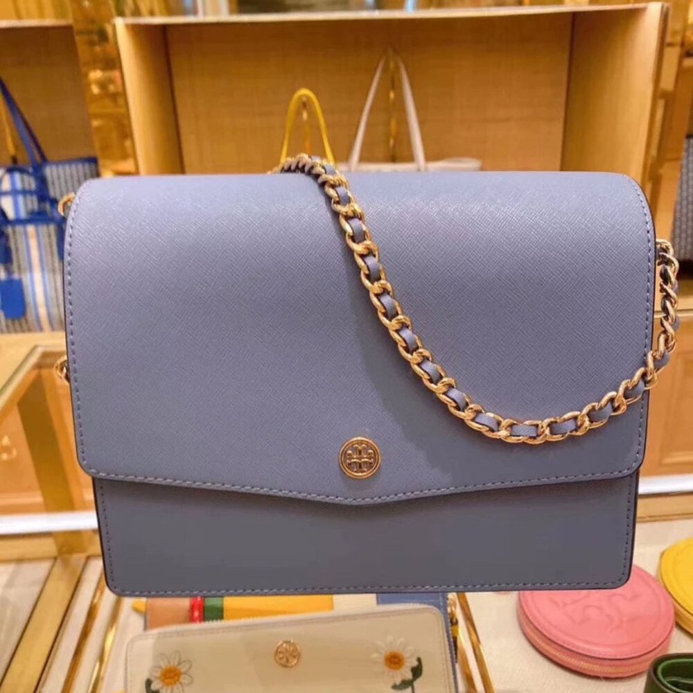 Tory Birch ROBINSON FLORAL INTERIOR CONVERTIBLE SHOULDER BAG